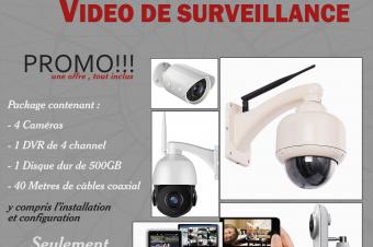 Promotion des Camras Surveillances